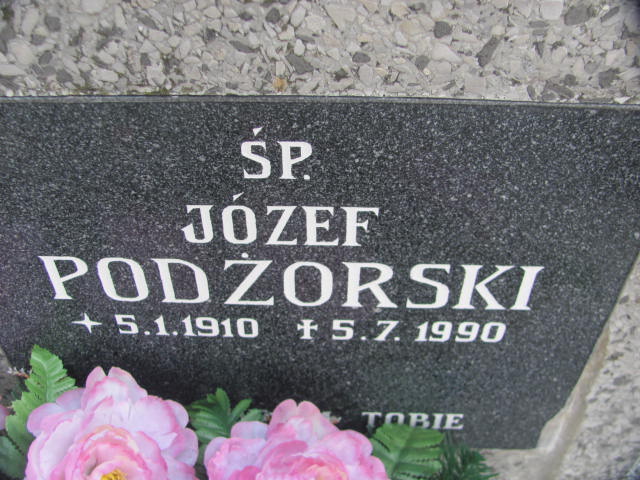 Józef Podżorski 1910 Goleszów ewangelicki - Grobonet - Wyszukiwarka osób pochowanych