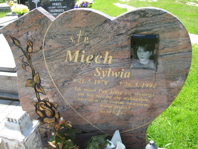 Sylwia Miech 1979 Goleszów ewangelicki - Grobonet - Wyszukiwarka osób pochowanych